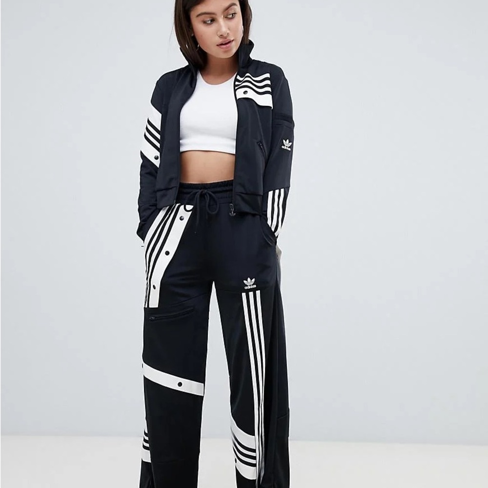 Adidas Originals X Danielle Cathari Deconstructed Track Set in black SMALL & XS